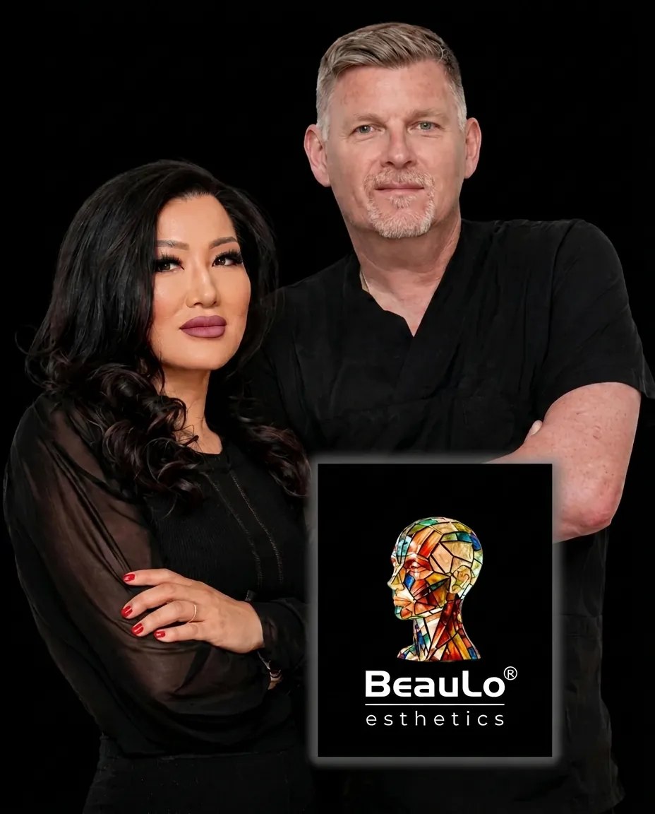 Dr. med. Christian Möcklinghoff mit Partnerin im Ästhetikinstitut Beaulo Esthetics in Essen