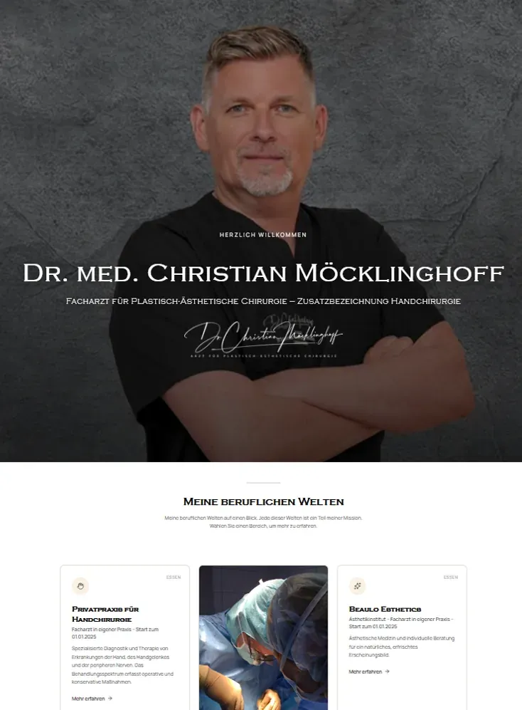Vorschau der Portalseite von Dr. med. Christian Möcklinghoff